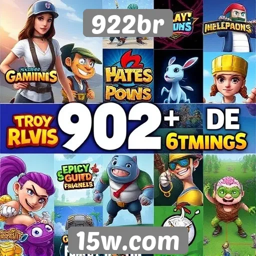 Jogos mais populares no 922br atualmente